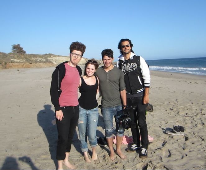 The L.A. Song crew in Malibu